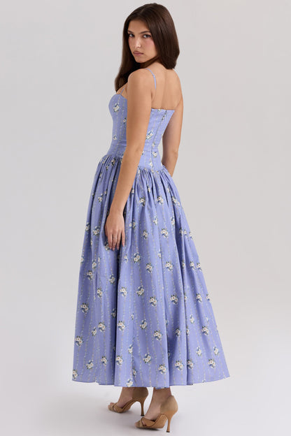 CorsetShape™ Floral Midi Dress