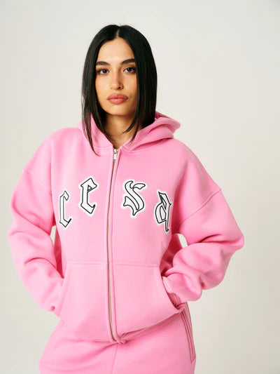 DOUBLE ZIPPER "GREY-MELANGE"