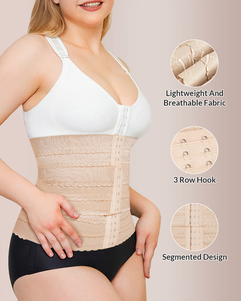 CurveLock 3-Row Adjustable Waist Trainer