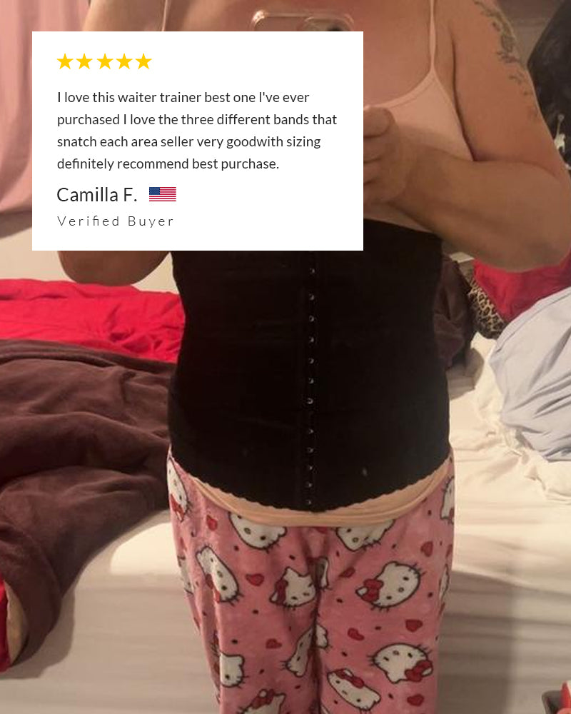 CurveLock 3-Row Adjustable Waist Trainer