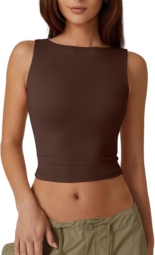 ELARA™ Backless Tank Top