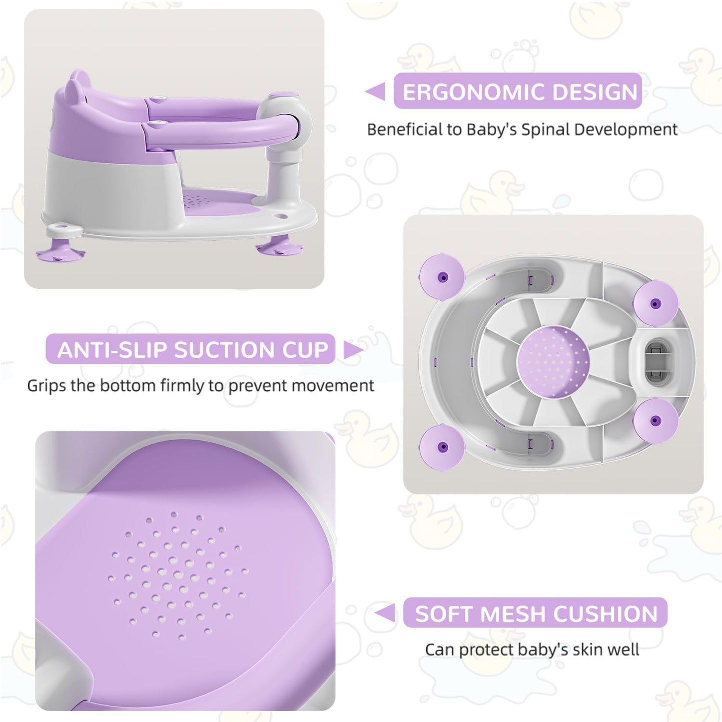 LittleCub Baby Bath Support Seat