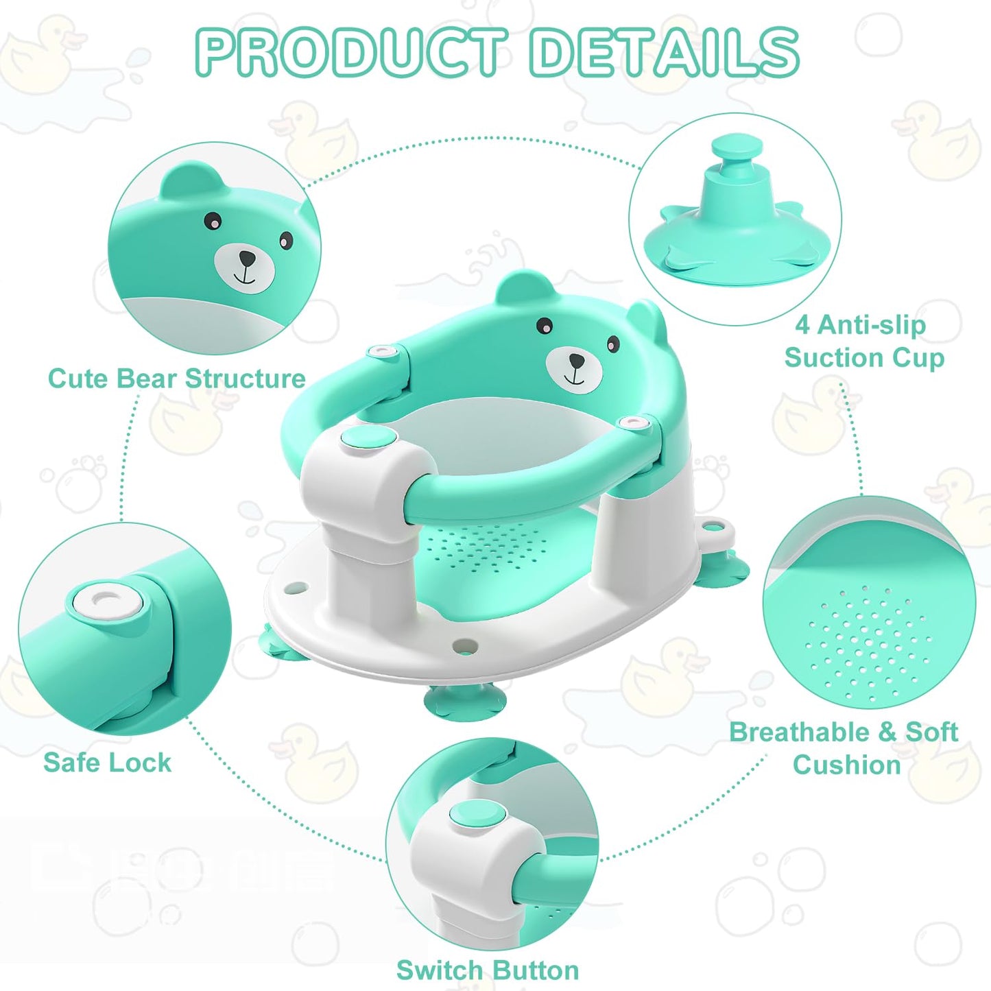 LittleCub Baby Bath Support Seat