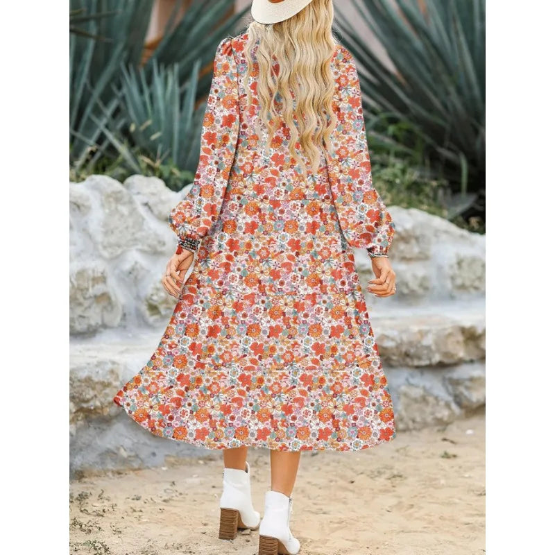 ThrowOnPretty™ Boho Midi Dress