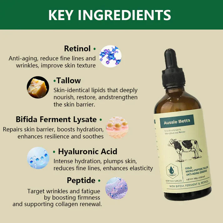 The Aussie Tallow Peptifde Serum