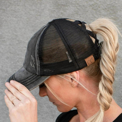 MessyBunFit™ Ponytail Hat