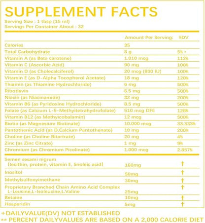 Liquid Multivitamin + Hair Growth