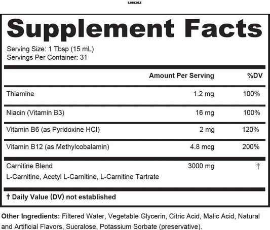 Loreoli© L-Carnitine Supplement